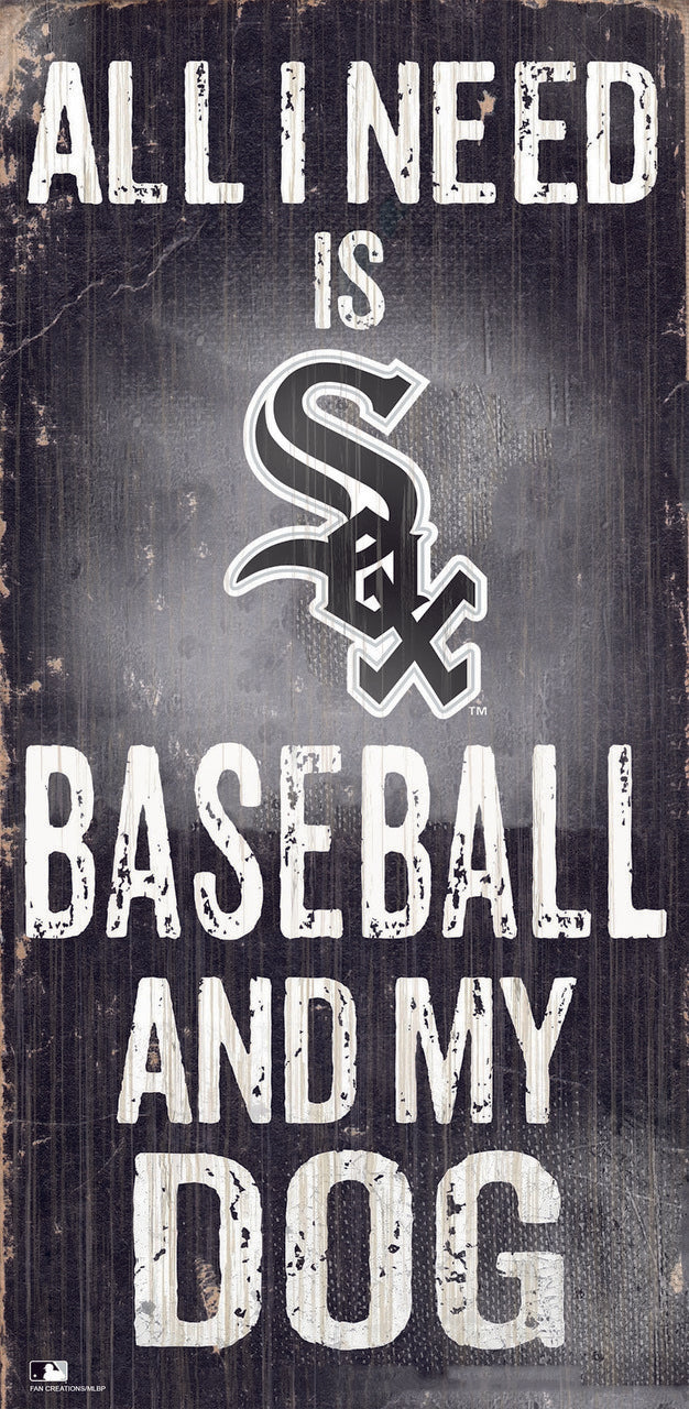 MLB Round Distressed Sign Chicago White Sox