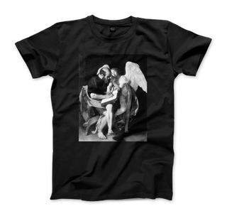 Caravaggio, The Evangelist Matthew, 1602 Artwork t-shirt-6