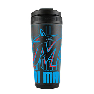 Miami Marlins Ice Shaker 26oz Stainless Steel - Special Order - Team Spirit Store USA 
