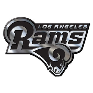 Los Angeles Rams Auto Emblem Silver - Team Spirit Store USA 