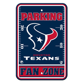 Houston Texans Sign 12x18 Plastic Fan Zone Parking - Team Spirit Store USA 