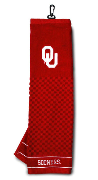 Oklahoma Sooners 16x22 Embroidered Golf Towel - Team Spirit Store USA 
