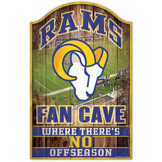 Los Angeles Rams Sign 11x17 Wood Fan Cave Design - Team Spirit Store USA 