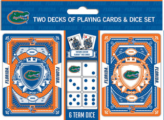 Florida Gators Playing Cards and Dice Set - Team Spirit Store USA 