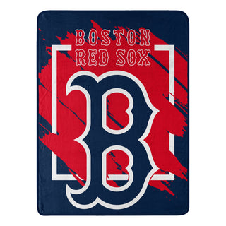 Boston Red Sox Blanket 46x60 Micro Raschel Dimensional Design - Team Spirit Store USA 