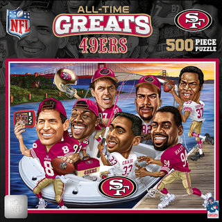 San Francisco 49ers Puzzle 500 Piece All-Time Greats - Team Spirit Store USA 