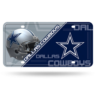 Dallas Cowboys Split Design License Plate Metal - Team Spirit Store USA 