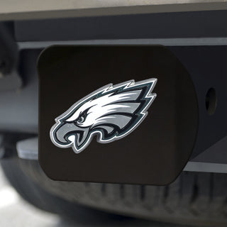 Philadelphia Eagles Hitch Cover Color Emblem on Black - Team Spirit Store USA 