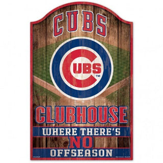 Chicago Cubs Sign 11x17 Wood Fan Cave Design - Team Spirit Store USA 