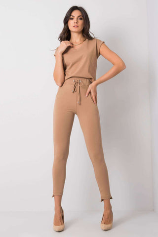 Slip-On Tapered Brown Tracksuit - Team Spirit Store USA 