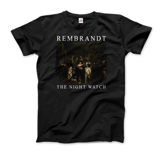 Rembrandt - The Night Watch 1642 Artwork T-Shirt-11