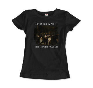 Rembrandt - The Night Watch 1642 Artwork T-Shirt-12