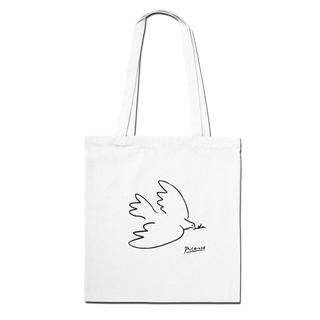 Pablo Picasso Dove of Peace 1949 artwork tote bag-5