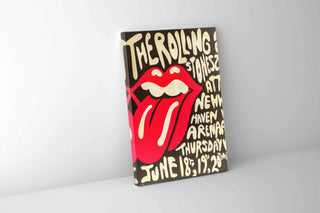 Rolling Stones Canvas- Vintage Music Poster-0