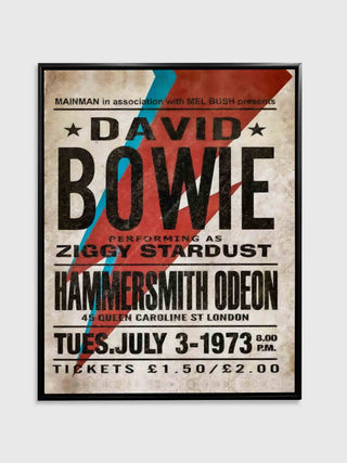 Music Poster David Bowie Hammersmith -Vintage Music Wall Decor-3