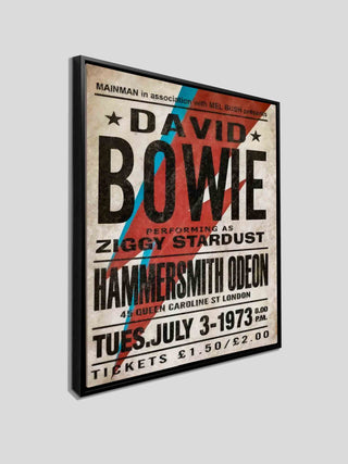 Music Poster David Bowie Hammersmith -Vintage Music Wall Decor-4