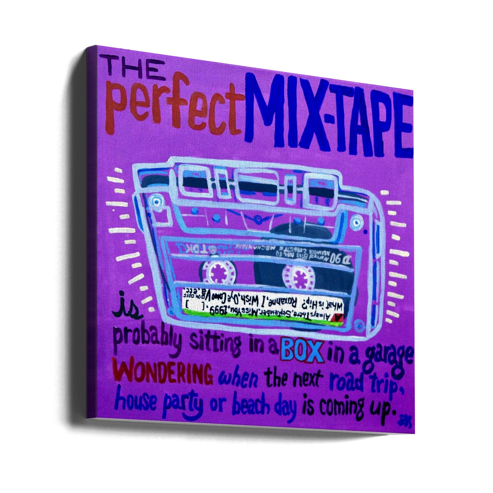 Mix Tape Canvas Print-5