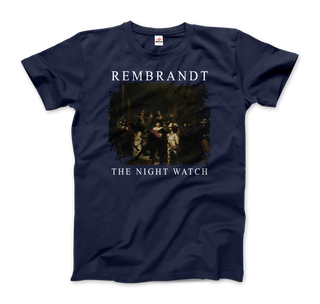 Rembrandt - The Night Watch 1642 Artwork T-Shirt-5
