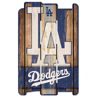 Los Angeles Dodgers Sign 11x17 Wood Fence Style - Team Spirit Store USA 