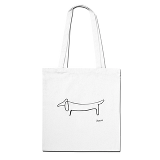 Pablo Picasso Dachshund Dog (Lump) artwork tote bag-5