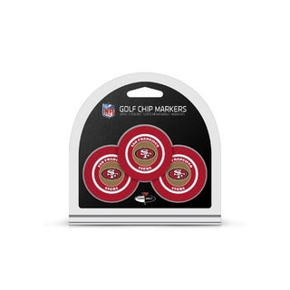 San Francisco 49ers Golf Chip with Marker 3 Pack - Team Spirit Store USA 