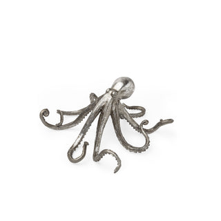 Petite Silver Resin Octopus Sculpture - Team Spirit Store USA 