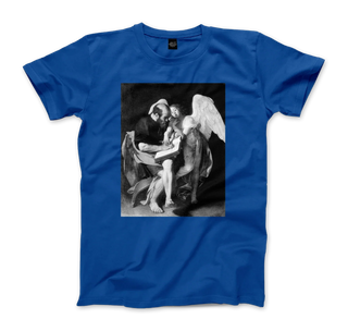 Caravaggio, The Evangelist Matthew, 1602 Artwork t-shirt-8