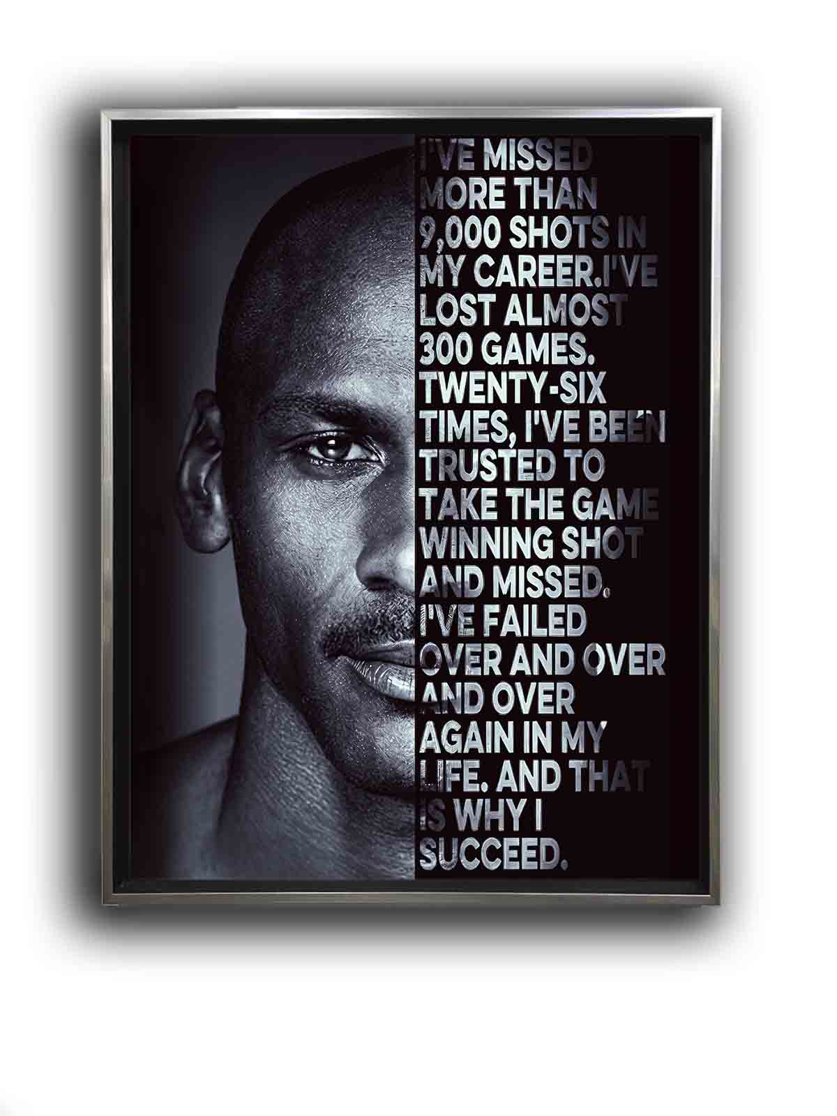 Jordan Inspiration 36" x 48" Fine Art Canvas-2