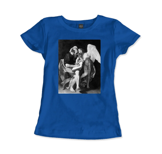 Caravaggio, The Evangelist Matthew, 1602 Artwork t-shirt-13