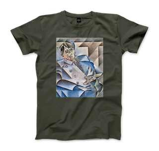 Juan Gris Portrait of Pablo Picasso, 1912 art t-shirt-3