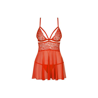 Babydoll Obsessive 838-BAB-3 Red L/XL-3