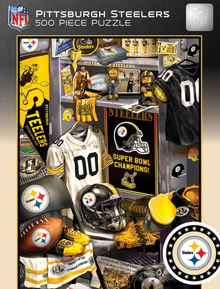 Pittsburgh Steelers Puzzle 500 Piece Locker Room - Team Spirit Store USA 