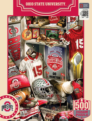 Ohio State Buckeyes Puzzle 500 Piece Locker Room - Team Spirit Store USA 
