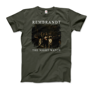 Rembrandt - The Night Watch 1642 Artwork T-Shirt-0