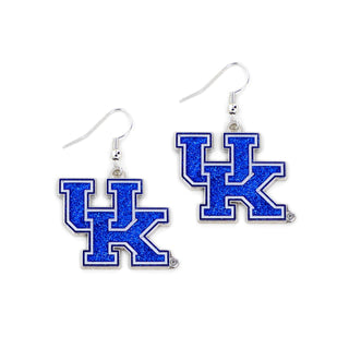 Kentucky Wildcats Earrings Glitter Dazzle - Team Spirit Store USA 
