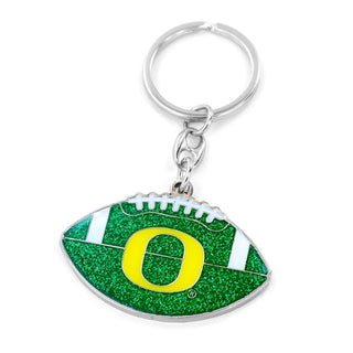 Oregon Ducks Keychain Football Glitter - Team Spirit Store USA 