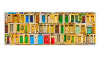 Maltese Doors Canvas - Abstract minimalism art- Large Wall Decor-0