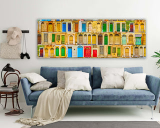 Maltese Doors Canvas - Abstract minimalism art- Large Wall Decor-2