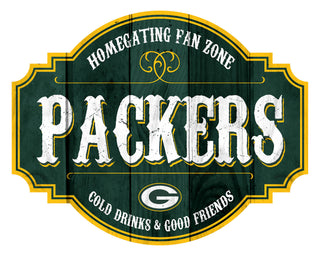 Green Bay Packers Sign Wood 12 Inch Homegating Tavern - Team Spirit Store USA 