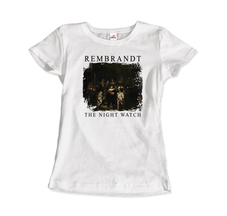 Rembrandt - The Night Watch 1642 Artwork T-Shirt-4