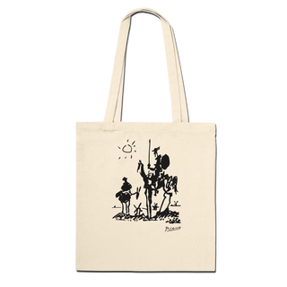 Pablo Picasso Don Quixote of La Mancha 1955 artwork tote bag-0