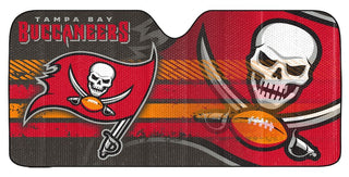 Tampa Bay Buccaneers Auto Sun Shade - 59"x27" - Team Spirit Store USA 