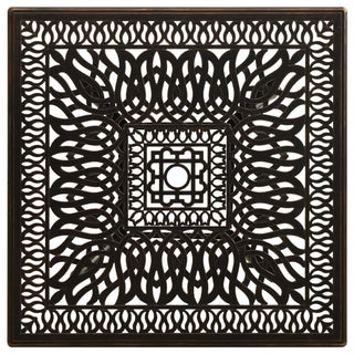 vidaXL Outdoor Dining Table Patio Table Garden Porch Furniture Cast Aluminum-4