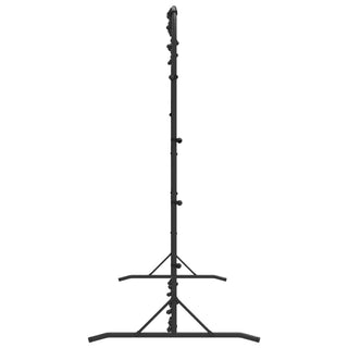 vidaXL Football Rebounder Net Black 144.1"x35.4"x72" HDPE-2