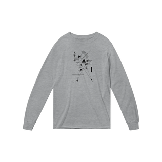 Wassily Kandinsky Drawing for Point and Line, 1925 artwork Long Sleeve Shirt-2