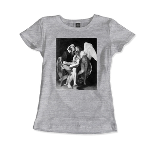 Caravaggio, The Evangelist Matthew, 1602 Artwork t-shirt-4