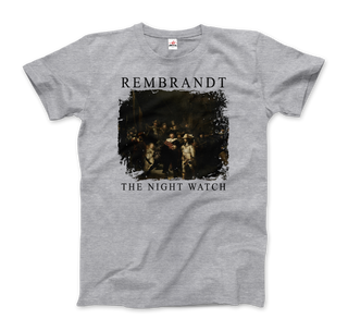Rembrandt - The Night Watch 1642 Artwork T-Shirt-7