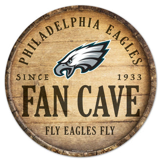 Philadelphia Eagles Sign Wood 14 Inch Round Barrel Top Design - Team Spirit Store USA 