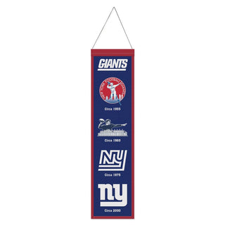 New York Giants Banner Wool 8x32 Heritage Evolution Design - Team Spirit Store USA 
