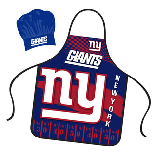 New York Giants Chef Hat and Apron Set - Team Spirit Store USA 